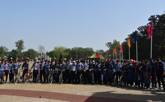 মহান স্বাধীনতা দিবসের সুবর্ণ জয়ন্তী ও ৫০ বছর পূর্তিতে বাংলাদেশ স্কাউটস, দিনাজপুর জেলা রোভার এর বিভিন্ন কার্যক্রম