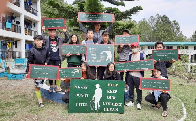 Awareness of keeping our surrounding clean is more important than action.