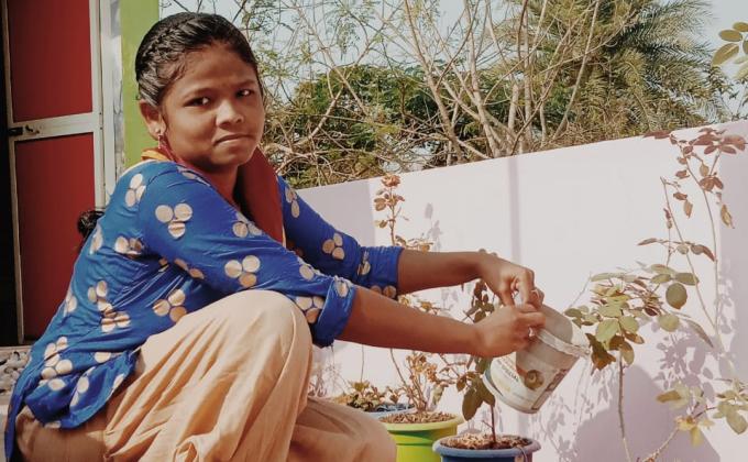 sustainable development goals. feed the need. climate action. life on land.unit leader Monalisa Das, rangers and rovers .