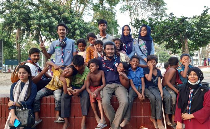 পথশিশুদের সাথে ইফতার বিতরন কর্মসূচি ২০২১