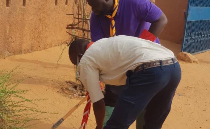 Salubrité à la mosquée cité Fayçal