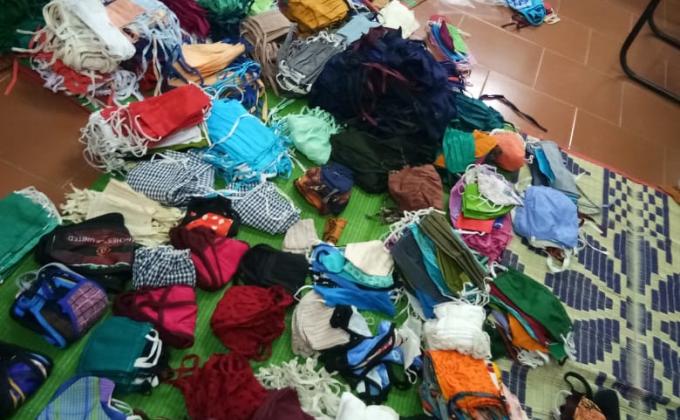 provided Mask and sanitizer for tribal community and those who are in the our locality.