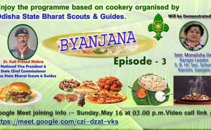 BYANJAN, AN INITIATIVE BY OSBSG, I AS A CHEF PREPARED HEALTHY ATTA PIZZA ON TAAWA, AND MANGO MILK SHAKE 