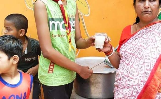 Distribution of curd water