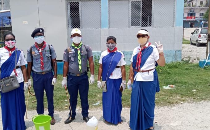 Sanitization and Covid Awareness Programme.