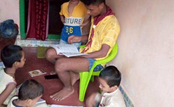 Imparting free education to the subpar students, rovers, rangers, S. b. sc. H. S. school konisi Ganjam 