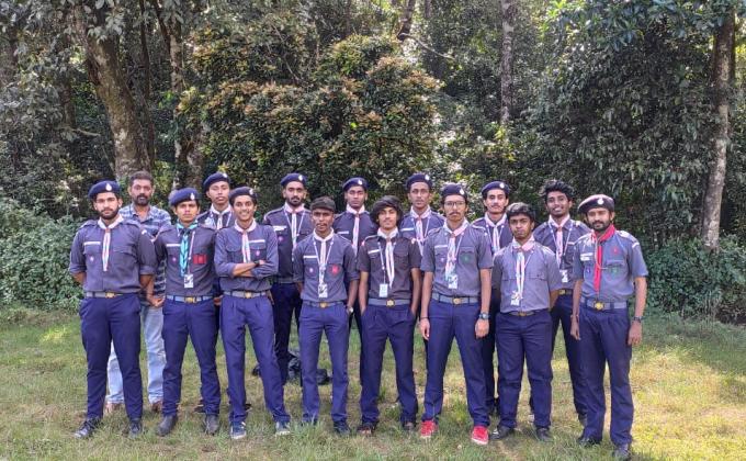 Trekking camp coordinated by Mafeking Rover Crew Wayanad 