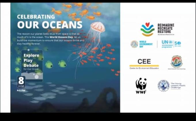 "Celebrating Our Oceans - World Environment Day".( Virtually)