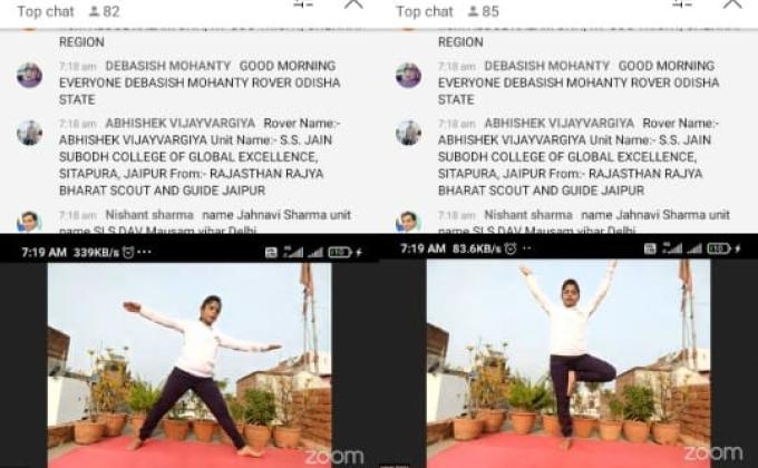 SANKALP 2.0 ACTIVITY YOGA WITH BSG