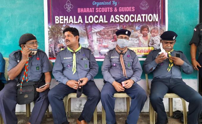 Relief Work of Behala Local Association to Yaas Affected areas