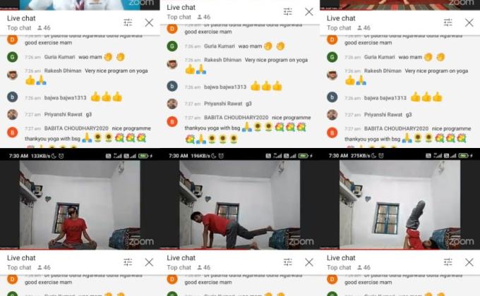 DAY 11 SANKALP 2.0  YOGA WITH BSG