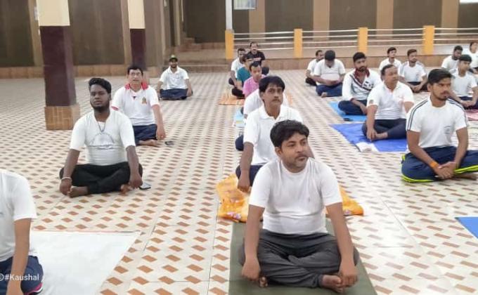 International yoga day observed by asansol district 