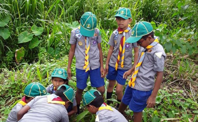 International Day Of Peace 2019 - Tree Planting Program Organized by Horagasmulla Primary School Cub Scout Pack in Sri Lanka Scout Association Negombo District Branch