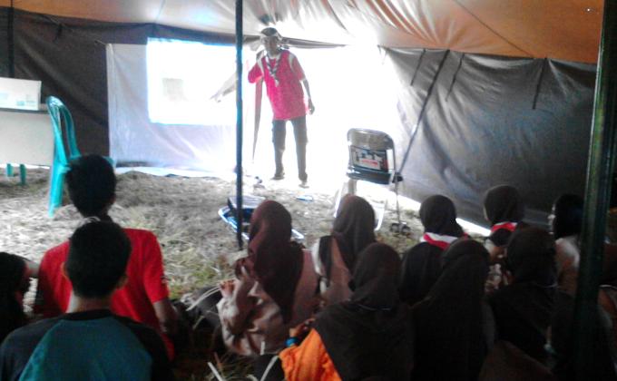 Messengers of Peace Workshop on Kuningan Rover Moot II 2015