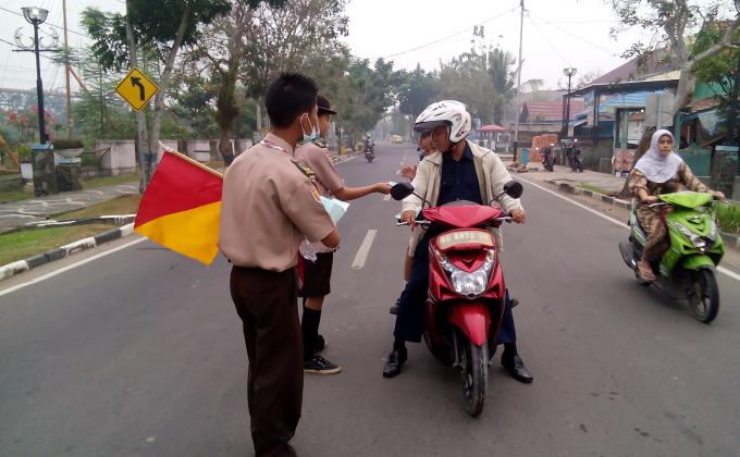 SCOUT'S TEAM SMK N 1 SEKAYU............PEDULI LINGKUNGAN