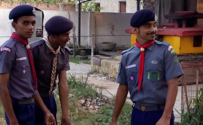 Cleanliness Drive by scouts & guides