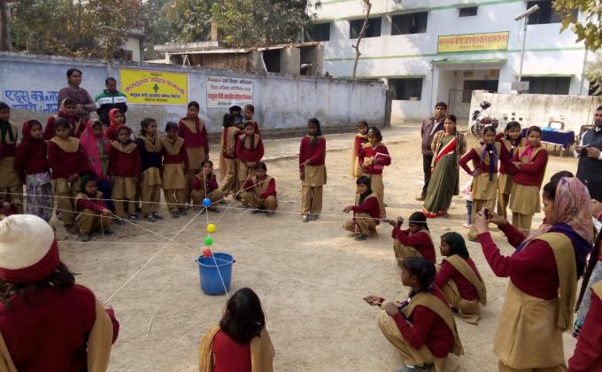 Special camp for Guides in KGBV Sohawal