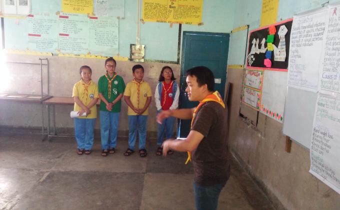 Educating young scouts on Diseases like HIV/AIDS, Dengue and Malaria  