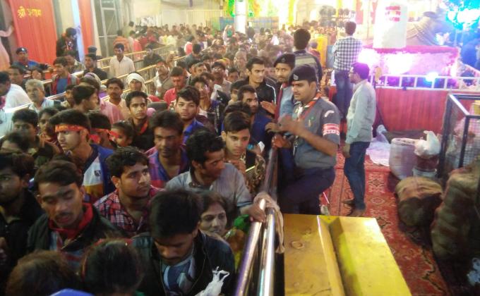 खाटू श्याम जी मंदिर में सेवा