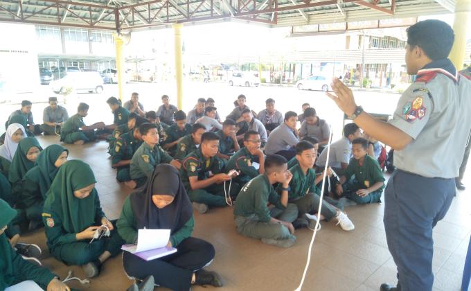 Kelas Ikatan Dan Simpulan(Amali) unit kadet remaja sekolah