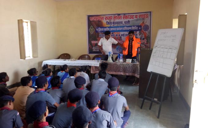 जिला स्तरीय आपदा प्रबंधन प्रशिक्षण शिविर,पाली