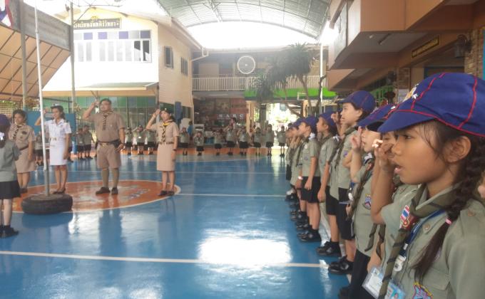 เคารพธงชาติ