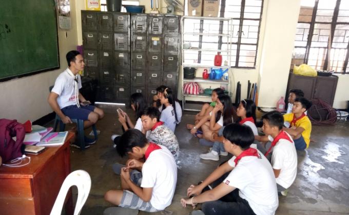 Day #9 Meeting SWA Entry of Caloocan High School Senior Scouts