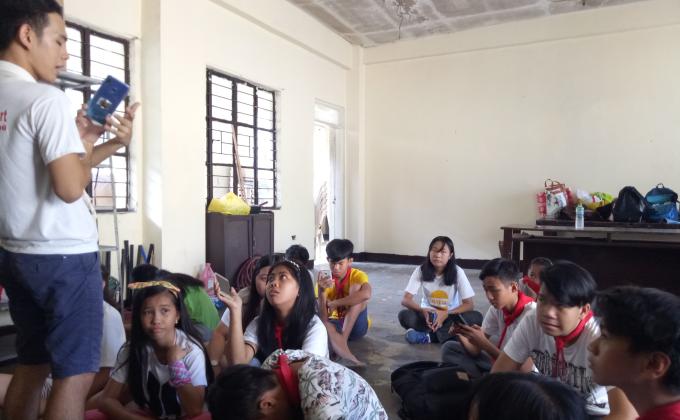 Day 9 Meeting SWA Entry of Caloocan High School Senior Scouts