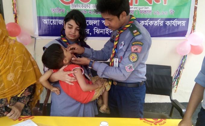 ঝিনাদহ জেলায় জাতীয় ভিটামিন এ প্লাস ক্যাম্পেইন অনুষ্ঠিত 