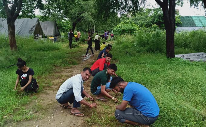 नेशनल रोवर रेंजर मीट सेवाकार्य