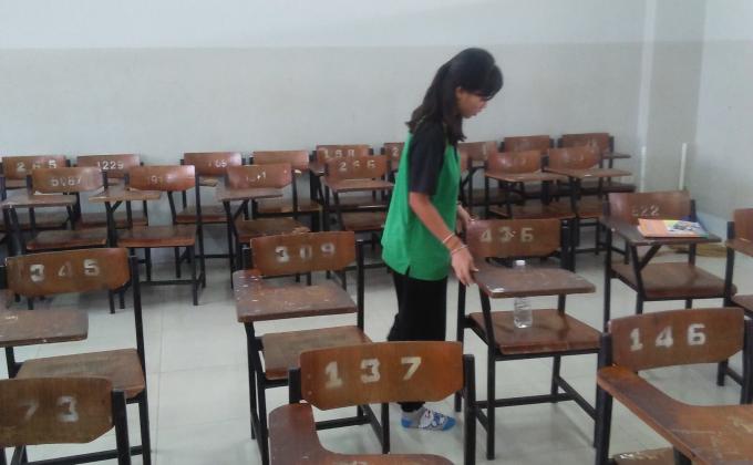 ทำความสะอาดห้องเรียน