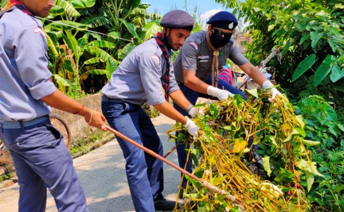 Pond Cleaning Project (International Peace Day)