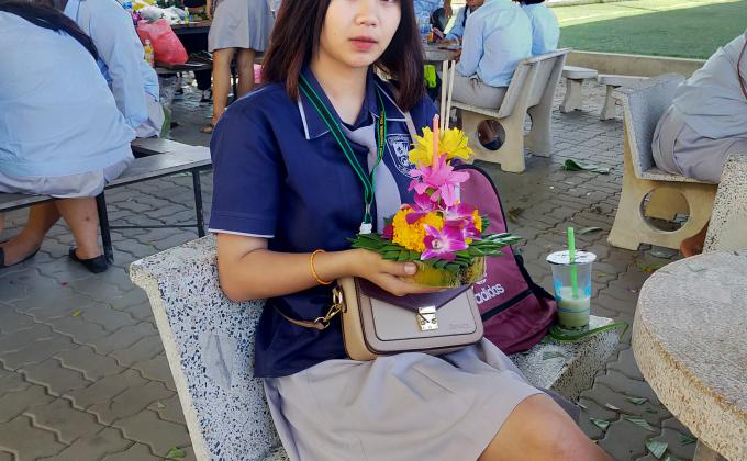 กิจกรรมทำกระทงในสถานศึกษาวิทยาลัยอาชีวเทคโนโลยีเอเชีย