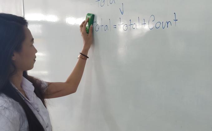 ทำความสะอาดกระดาน