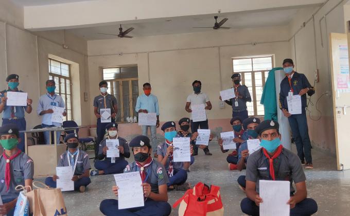 NOVEL CORONA VIRUS (COVID-19) SERVICE BY ROVERS OF DISTRICT - SIROHI , CORONA WARRIORS OF BSG RAJASTHAN ( INDIA )