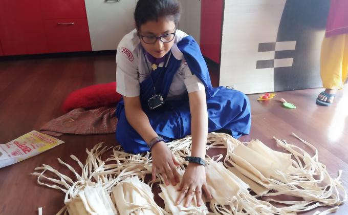 Covid -19 mask distribution