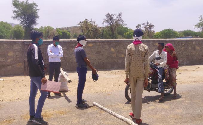 COVID-19 SERVICE BY ROVERS OF SIROHI , CORONA WARRIORS OF BSG RAJASTHAN ( INDIA )