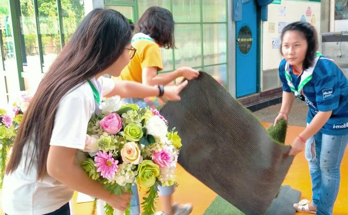 ช่วยจัดเตรียมสถานที่