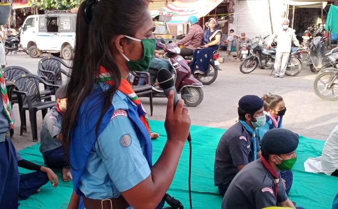   प्रशासन सहयोगार्थ नुक्कड़ नाटक द्वारा कोरोना वायरस के प्रति जनजागरूकता प्रसार #BSG DHQ JODHPUR, RAJASTHAN