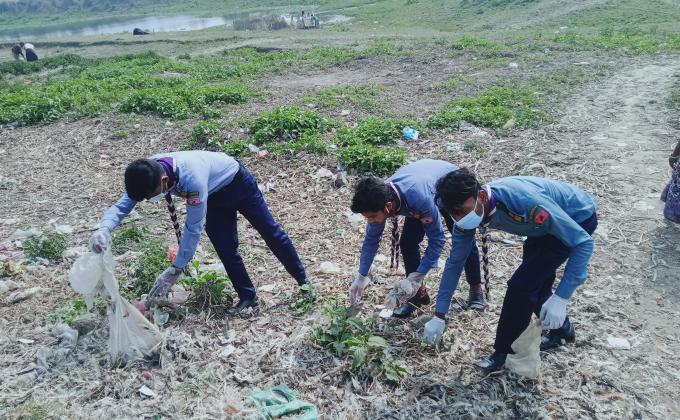 প্লাস্টিক টাইড টার্নার চ্যালেঞ্জ ব্যাজ (চ্যাম্পিয়ন পর্যায়)