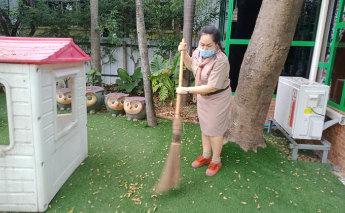 จิตอาสาทำความสะอาด