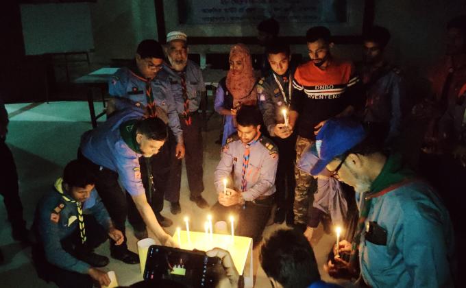 বরিশাল বিভাগীয় রোভার মেট কোর্স-২০২১ এর মহা তাবু জলসা