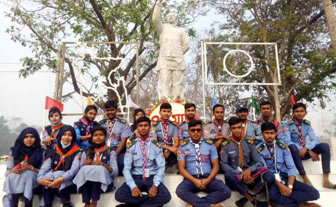 Wreath- laying on the historis March 7 