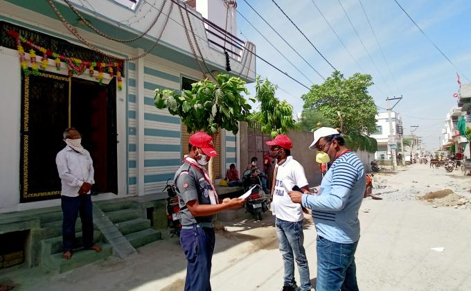 Anti Covid Team- during the lockdown