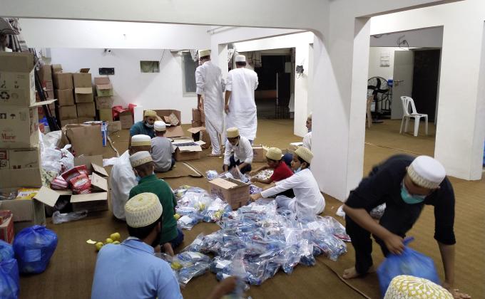 Providing Food to Needy