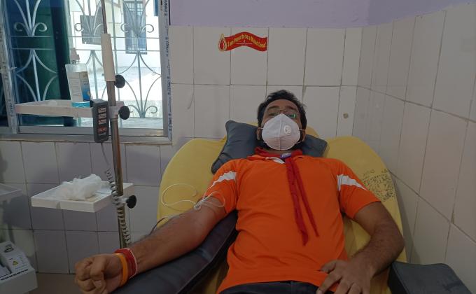 Blood Donation on The occasion of World Environment Day - 2021 