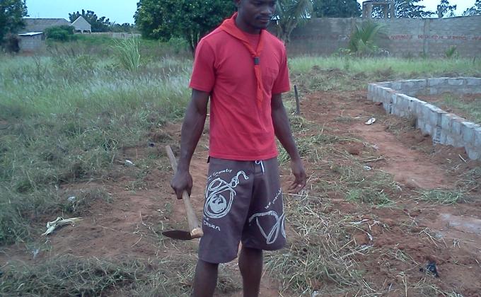 Aménagement d'une voie servant de passage aux habitants de Ségbé Zanvi