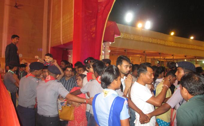 Krishna janmastame Service Under Hare Krishna Movement