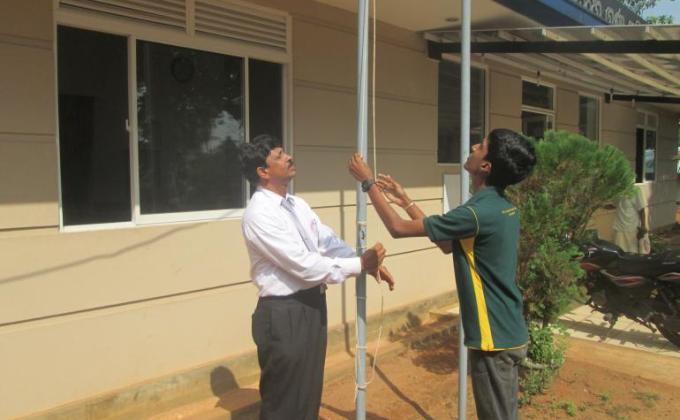 Cleaning project of mayura children's home and school
