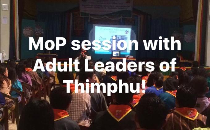 Dialogue on peace with 105 Adult Leaders of Thimphu,Bhutan 